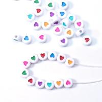 Acryl Schmuck Perlen, nachhaltiges & DIY, keine, 7x2mm, 100PCs/Tasche, verkauft von Tasche