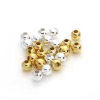 perla de cobre, metal, Sostenible & Bricolaje & diverso tamaño para la opción, más colores para la opción, 100PCs/Bolsa, Vendido por Bolsa