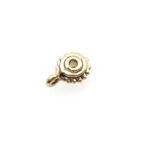 Zinc Alloy Bail Beads, with Zinc Alloy, antique gold color plated, DIY 11*8*4mm Approx 1mm  