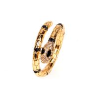 Brass Cuff Finger Ring, Adjustable & fashion jewelry & with cubic zirconia, nickel, lead & cadmium free 