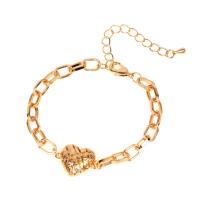 Cubic Zirconia Micro Pave Brass Bracelet, fashion jewelry & with cubic zirconia nickel, lead & cadmium free 