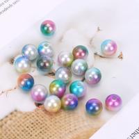 ABS Plastic Pearl Beads, plated 