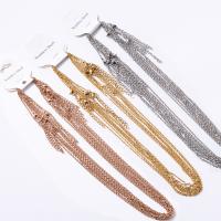 Fashion Stainless Steel Necklace Chain, fashion jewelry & for woman 500mm 