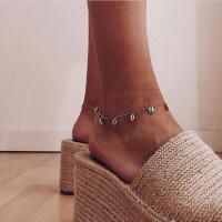 Zinc Alloy Anklet, plated, fashion jewelry & for woman, nickel, lead & cadmium free 