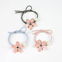 Ponytail Holder, Elastic Thread, Flower, cute & Korean style & for woman u7ea645mm 
