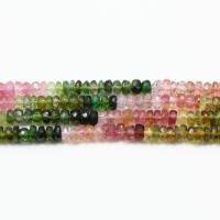 Natürlicher Turmalin Perlen, Abakus,Rechenbrett, DIY & verschiedene Größen vorhanden, gemischte Farben, Länge:ca. 15 ZollInch, verkauft von Strang