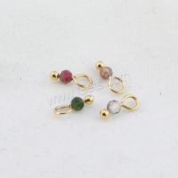 Gemstone Jewelry Pendant, Natural Stone, DIY 2.5-3mm 