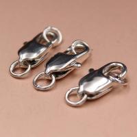 Brass Lobster Claw Clasp, platinum color plated, DIY 