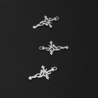 Stainless Steel Cross Pendants, plated, DIY & hollow Approx 1mm  
