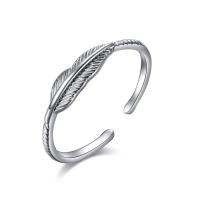 Brass Finger Ring, platinum plated, Adjustable & three pieces & open & for woman 