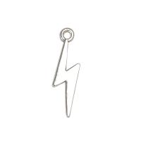 Zinc Alloy Jewelry Pendants, Lightning Symbol, plated, DIY 