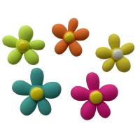 アクリル ジュエリー ビーズ, 花形, サスティナブル & DIY & 異なるスタイルを選択, 無色 10パソコン/バッグ, 売り手 バッグ