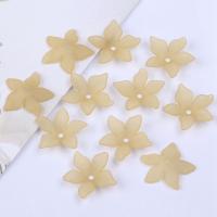 Frosted Acrylic Beads, Plastic, petals, durable & DIY 20mm 