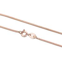 Brass Cable Link Necklace Chain, plated, for woman .71 Inch 