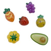 Granos de acrílico de la joyería, Fruta, Sostenible & Bricolaje & diferentes estilos para la opción, más colores para la opción, 10PCs/Bolsa, Vendido por Bolsa