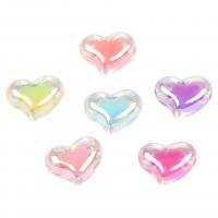 collier en perle acrylique , coeur, durable & DIY, plus de couleurs à choisir Vendu par kg