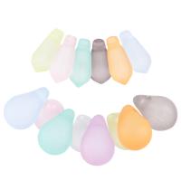 Frosted Acrylic Beads, Teardrop, durable & DIY 