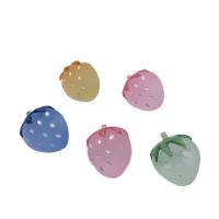 Acryl Schmuck Perlen, Erdbeere, nachhaltiges & DIY, keine, 20x3mm, 10PCs/Tasche, verkauft von Tasche