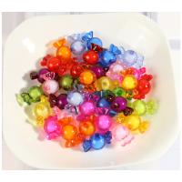 Perles en plastique de mode, bonbon, durable & DIY, couleurs mélangées Vendu par kg