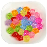 Mode Kunststoff-Perlen, Kunststoff, Rose, nachhaltiges & DIY, gemischte Farben, 25x22mm, verkauft von kg