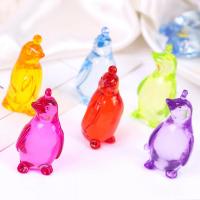 Hallazgos de juguete, Acrílico, Pingüino, Sostenible & Bricolaje, color mixto, 22x55mm, Vendido por KG