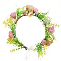 Bridal Hair Wreath, Plastic, Flower, for woman 550mm 