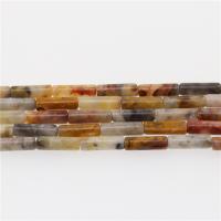 Perlas naturales ágata loca, Ágata loca, pulido, Bricolaje, 4x13mm, Vendido por Sarta