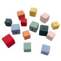 Frosted Acrylic Beads, Square, durable & DIY 
