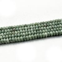 Mixto abalorio de piedra preciosa , Piedra natural, ábaco, pulido, Bricolaje, verde, 4x6mm, Vendido por Sarta
