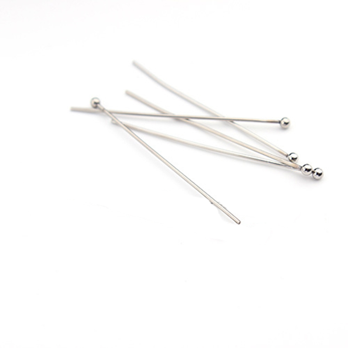 Stainless Steel Ball Head Pin, different size for choice, original color, lead & cadmium free, 50PCs/Bag, Sold By Bag