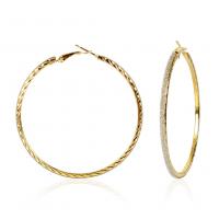 Zinc Alloy Hoop Earring, plated, fashion jewelry & for woman, nickel, lead & cadmium free 