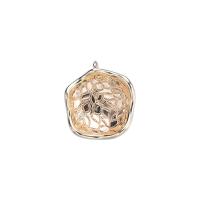 Messing Ohrring Tropfen Komponente, mit 925er Sterling Silber, goldfarben plattiert, DIY & für Frau, 11mm, verkauft von PC