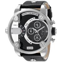 Men Wrist Watch, Alloy, with Leather & Glass, plated & waterproof 51*12mm 