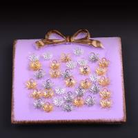 Eisen Perlenkappen, Blume, plattiert, DIY & hohl, keine, 10mm, 10000PCs/Tasche, verkauft von Tasche
