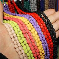 Perles hématite non-magnétique, avec Hématite, Irrégulière, Placage, différentes couleurs et motifs pour le choix & DIY, plus de couleurs à choisir, 6mm, Vendu par brin
