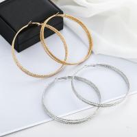 Iron Hoop Earring, fashion jewelry & for woman 