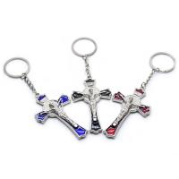 Zinc Alloy Key Clasp, Cross, fashion jewelry & Unisex 