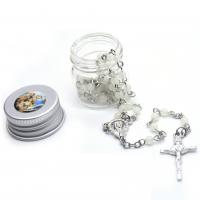 Rosary Necklace, Plastic, Cross, fashion jewelry & Unisex, 12cmuff0c42.5cmuff0c3*1.7cmuff0c1.5*1.8cmuff0c3MM 