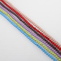 Nicht magnetische Hämatit Perlen, Rhombus, plattiert, unterschiedliche Farbe und Muster für die Wahl & DIY, keine, 5*6mm, Länge:40.5 cm, verkauft von Strang