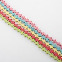 Non Magnetic Hematite Beads, Cross, plated & DIY 8*10mm cm 