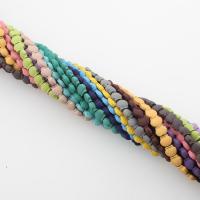 Nicht magnetische Hämatit Perlen, Fach, plattiert, unterschiedliche Farbe und Muster für die Wahl & DIY, keine, 7*6mm, Länge:40 cm, verkauft von Strang