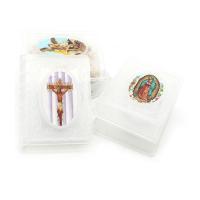 Plastic Rosary Box, fashion jewelry & Unisex, 5.2*6.6*1.5cmuff0c4.5*5.5cm 