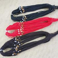 cordon de polyester corde de collier, DIY & unisexe, plus de couleurs à choisir pouce, Vendu par brin
