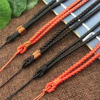 cordón poliéster Cuerda de collar, Bricolaje & unisexo, más colores para la opción, longitud:13 Inch, Vendido por Sarta