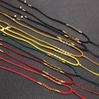 Nylon Polypropylen Halskette Schnur, DIY & unisex, gemischte Farben, Länge:13 ZollInch, verkauft von Strang