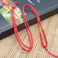 cordon de polyester corde de collier, DIY & unisexe, plus de couleurs à choisir pouce Vendu par sac
