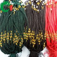 cordon de polyester corde de collier, DIY & unisexe, couleurs mélangées pouce Vendu par sac