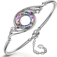 Fashion bracelet en alliage Zinc, alliage de zinc, Portable, blanc, 20MM, Vendu par PC