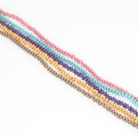 Nicht magnetische Hämatit Perlen, Dreieck, plattiert, unterschiedliche Farbe und Muster für die Wahl & DIY, keine, 5*5mm, Länge:41 cm, verkauft von Strang