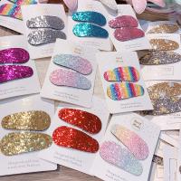 Hair Snap Clips, Resin, 2 pieces & candy style & for woman 50mm 
